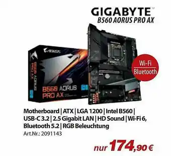 ACom PC Gigabyte B560 Aorus Pro Ax Angebot