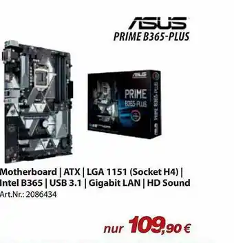 ACom PC Asus Prime B365-plus Angebot