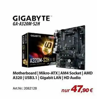 ACom PC Gigabyte Ga-a320m-s2h Angebot