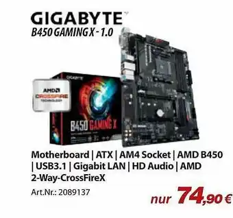 ACom PC Gigabyte B450 Gaming X - 1.0 Angebot