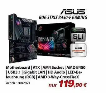 ACom PC Asus Rog Strix B450-f Gaming Angebot