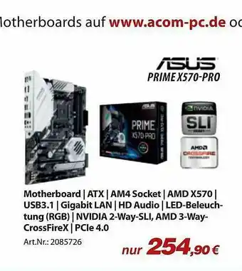 ACom PC Asus Prime X570-pro Angebot