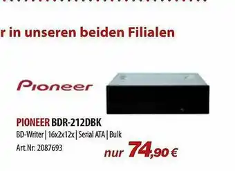 ACom PC Pioneer Bdr-212dbk Angebot