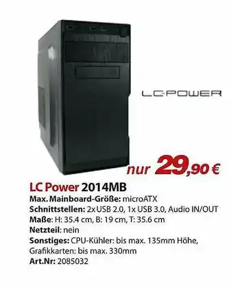 ACom PC Lc Power 2014mb Angebot