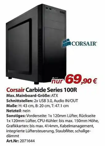 ACom PC Corsair Carbide Series 100r Angebot