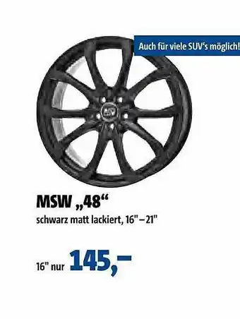 Automeister Msw „48” Angebot