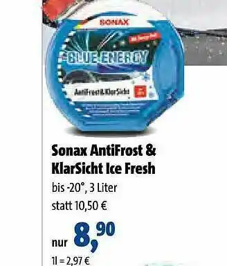 Automeister Sonax Antifrost & Klarsicht Ice Fresh Angebot