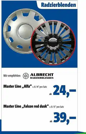 Automeister Radzierblenden Angebot