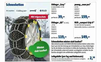 Automeister Schneeketten Angebot