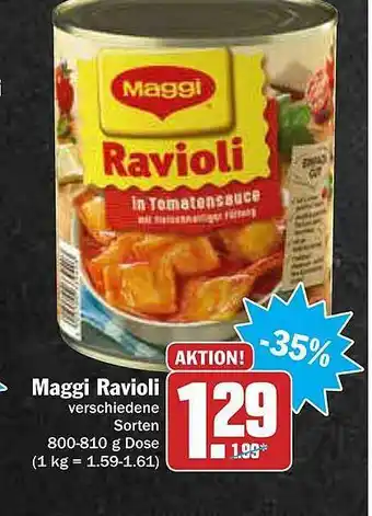 AEZ Maggi Ravioli Verschiedene Sorten Angebot