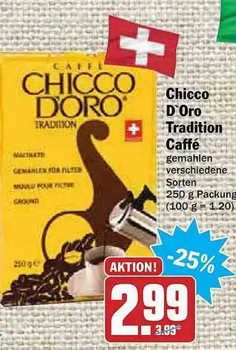 AEZ Chicco D'oro Tradition Caffé Gemahlen Verschiedene Sorten Angebot