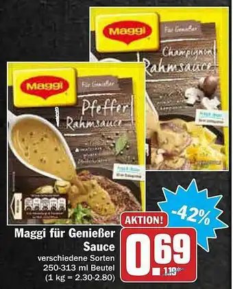 AEZ Maggi Für Genießer Sauce Verschiedene Sorten Angebot