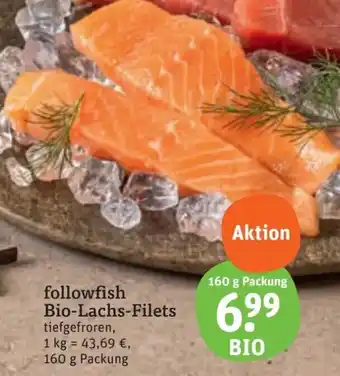 basic followfish Bio-Lachs-Filets 160 g Packung Angebot