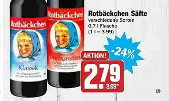 AEZ Rotbäckchen Säfte Verschiedene Sorten Angebot