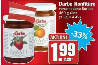 AEZ Darbo Konfitüre Verschiedene Sorten Angebot