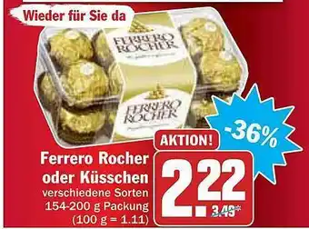 AEZ Ferrero Rocher Oder Küsschen Verschiedene Sorten Angebot