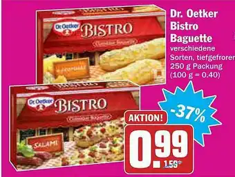 AEZ Dr. Oetker Bistro Baguette Verschiedene Sorten Angebot