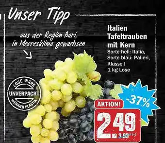 AEZ Italien Tafeltrauben Mit Kern Angebot