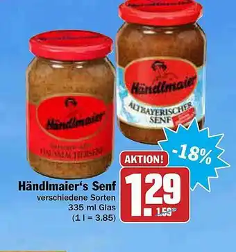 AEZ Händlmaier's Senf Verschiedene Sorten Angebot