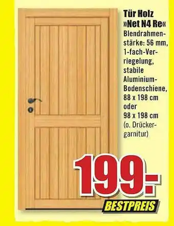 B1 Discount Baumarkt Tür Holz Net N4re Angebot