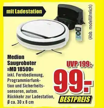 B1 Discount Baumarkt Medion Saugroboter Md18500 Angebot