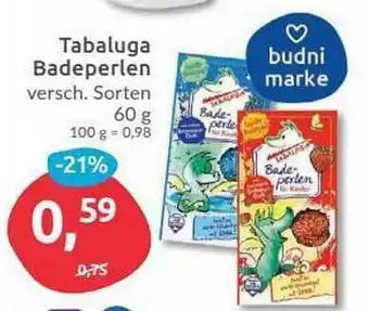 Budni Tabaluga Badeperlen Angebot