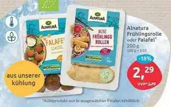 Budni Alnatura Fruhlingsrolle Oder Falafel Angebot