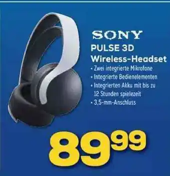 Euronics XXL Sony Pulse 3d Wireless-headset Angebot