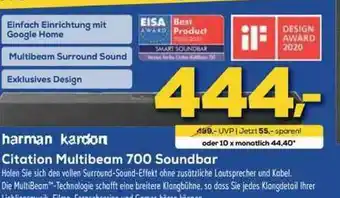 Euronics XXL Harman Kardon Citation Multibeam 700 Soundbar Angebot