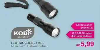 KODi Led-taschenlampe Aluminium. Batteriebetrieb. Angebot