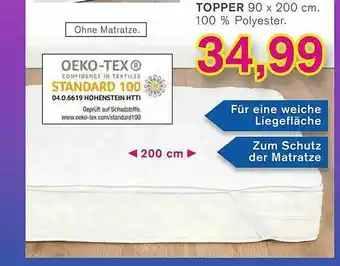 KODi Topper 90 X 200 Cm Angebot