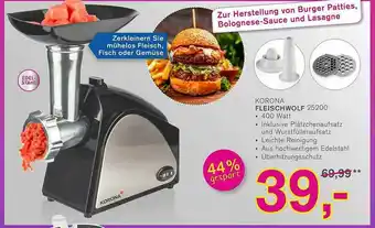 KODi Korona Fleischwolf 25200 Angebot