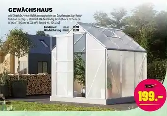 Leitermann Baumarkt Gewächshaus Angebot