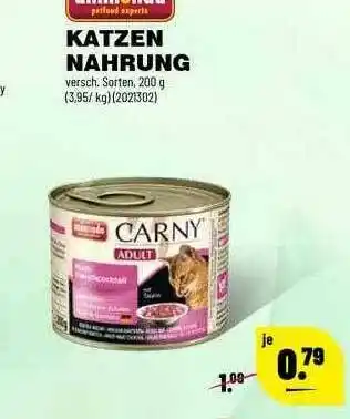 Leitermann Baumarkt Katzen Nahrung Angebot