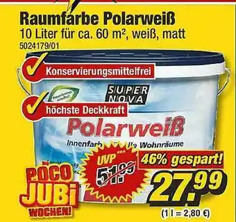 Poco Raumfarbe Polarweiß Angebot