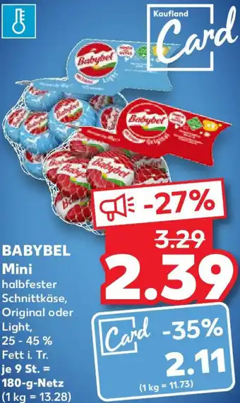 Kaufland BABYBEL Mini 180 g Netz Angebot