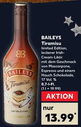 Kaufland BAILEYS Tiramisu 0,7 L-Fl. Angebot