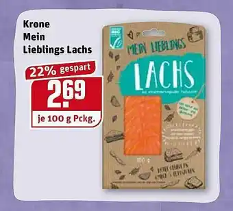 REWE Krone Mein Lieblings Lachs Angebot