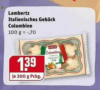 REWE Lambertz Italienisches Gebäck Colombine Angebot