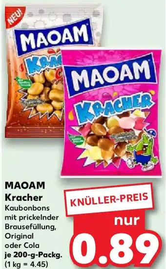 Kaufland MAOAM Kracher 200 g Packg. Angebot