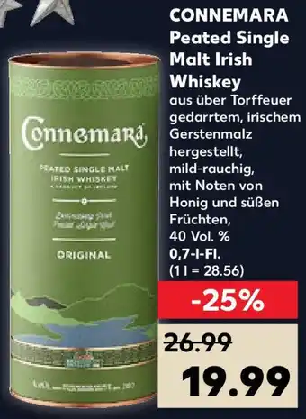 Kaufland CONNEMARA Peated Single Malt Irish Whiskey 0,7 L-Fl. Angebot