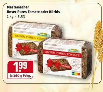 REWE Mestemacher Unser Pures Tomate Oder Kürbis Angebot