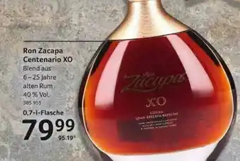 Selgros Ron Zacapa Centenario XO Angebot