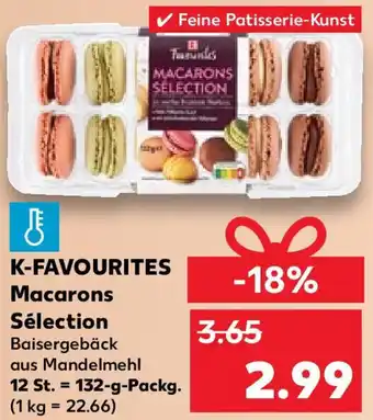 Kaufland K-FAVOURITES Macarons Sélection 132 g Packg. Angebot