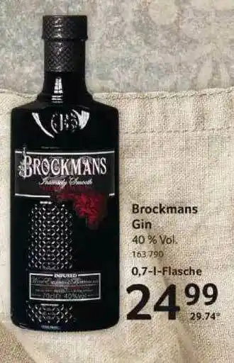 Selgros Brockmans Gin Angebot