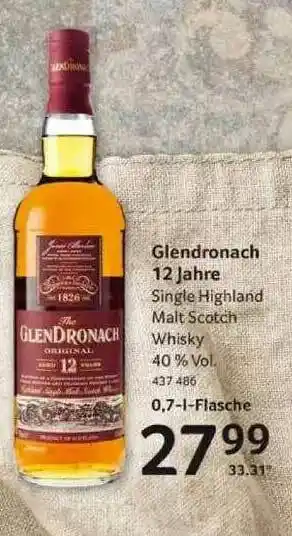 Selgros Glendronach 12 Jahre Angebot