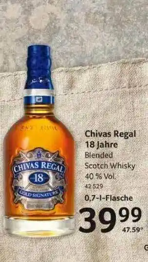 Selgros Chivas Regal 18 Jahre Angebot