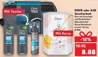 Kaufland DOVE oder AXE Geschenkset Angebot