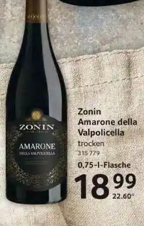 Selgros Zonin Amarone Della Valpolicella Angebot