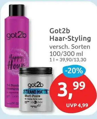 Budni Got2b Haar-Styling 100/300ml Angebot